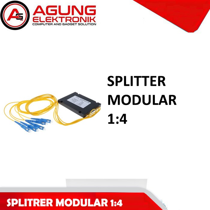 SPLITTER MODULAR 1:4 HQ / BAGUS MURAH / SPLITER 1 4