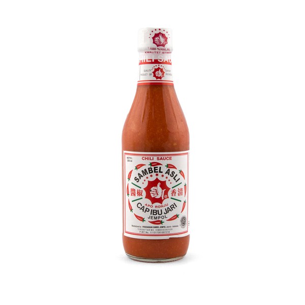 

Cap IBU JARI JEMPOL Saus Sambal 300ml - Chilli Sauce Sambel Asli - Kemasan Botol Kaca