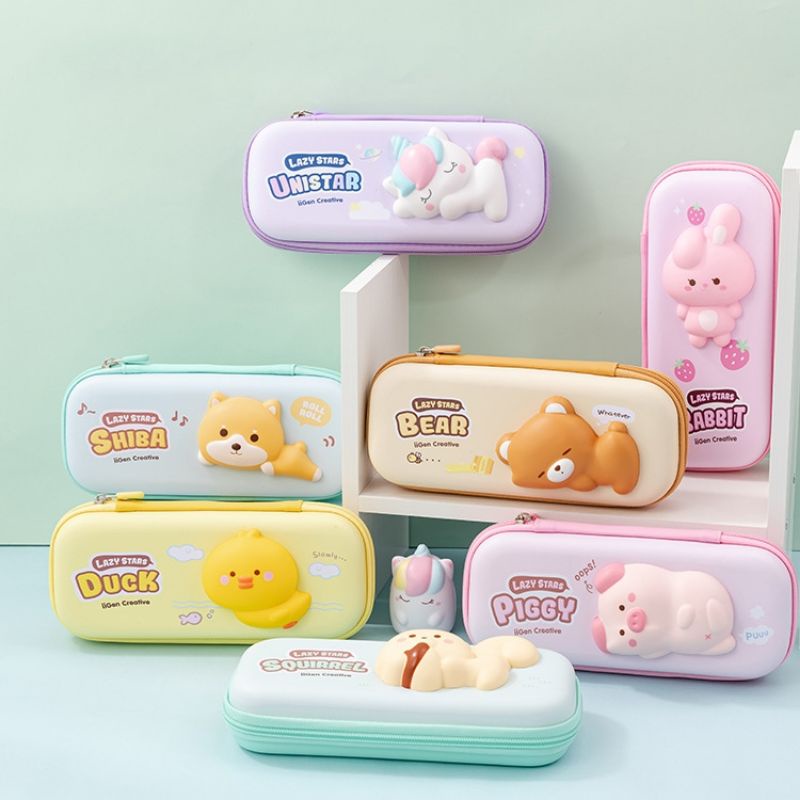 

Tempat Pensil Squishy / Kotak Pensil Anak Sekolah Waterproof Karakter Lucu