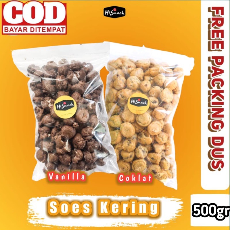 

Sus kering Soes Kue Lebaran soes isi vanilla sus isi vanilla coklat by HiSnack berat 500gr