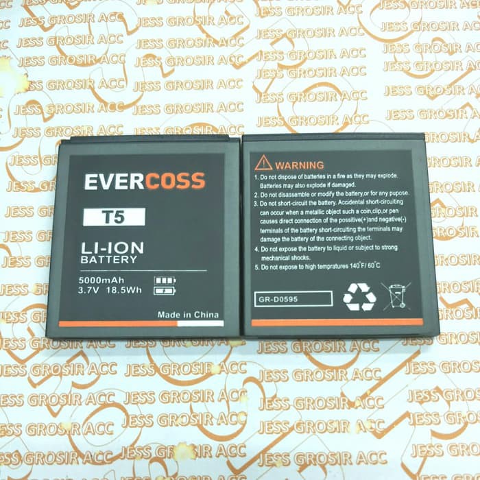 Baterai Battery Batre Double Power Evercoss Evercross Cross T5