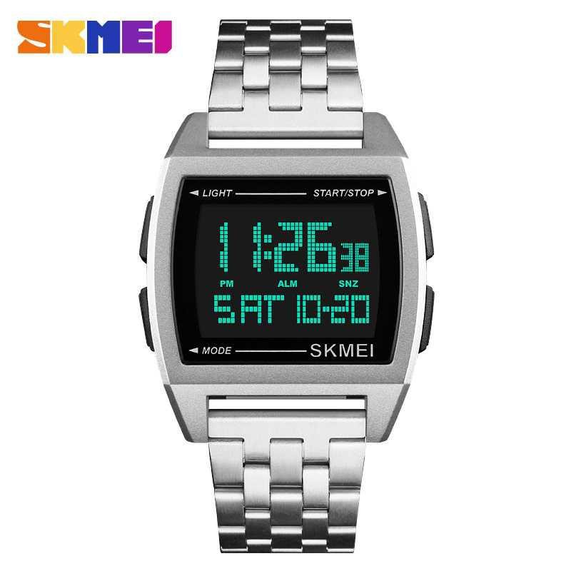 SKMEI Jam Tangan Digital Pria - 1368 [Silver]