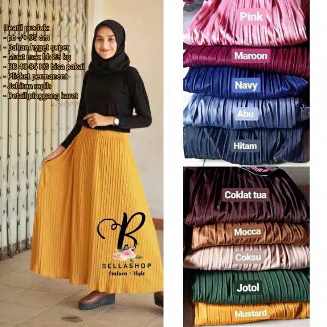 ROK PLISKET LIDI JUMBO MAYUNG/ROK PLISKET MURAH