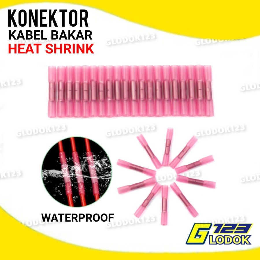 Konektor Penyambung Kabel Heat Shrink Isolasi Bakar