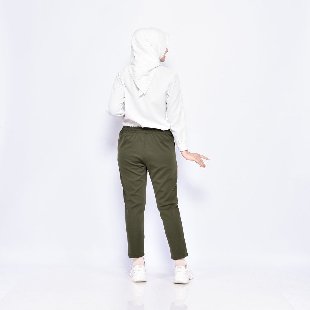 ZELINE PANTS SCUBA CELANA KANTOR DAILY PREMIUM B207