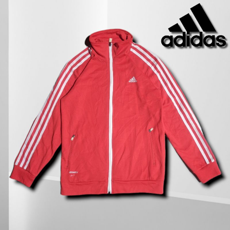 jaket ziper anak original second brand adidas