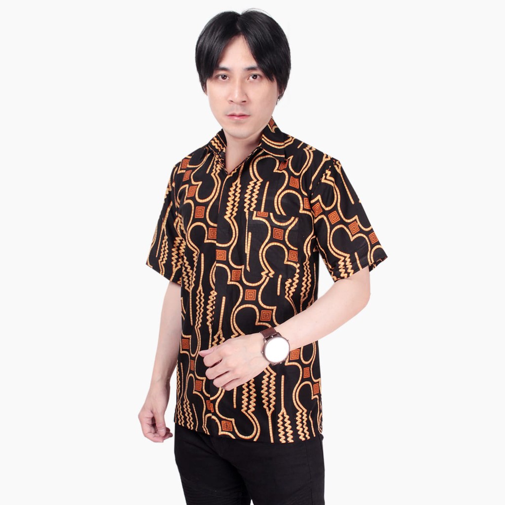SALE Atasan Jira Kemeja Batik Pria Lengan Pendek