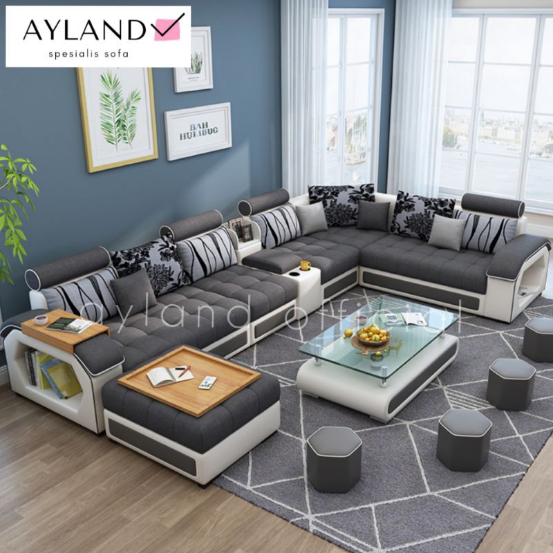 Sofa Leter U Jumbo Sofa Ruang Tamu