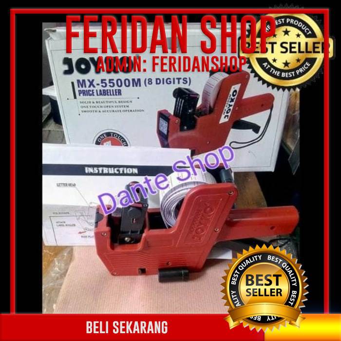 

OFFICE & STATIONERY LAINNYA PRICE LABELLER BEST JOYKO MX 5500M LABEL HARGA STICKER HARGA FAVORIT