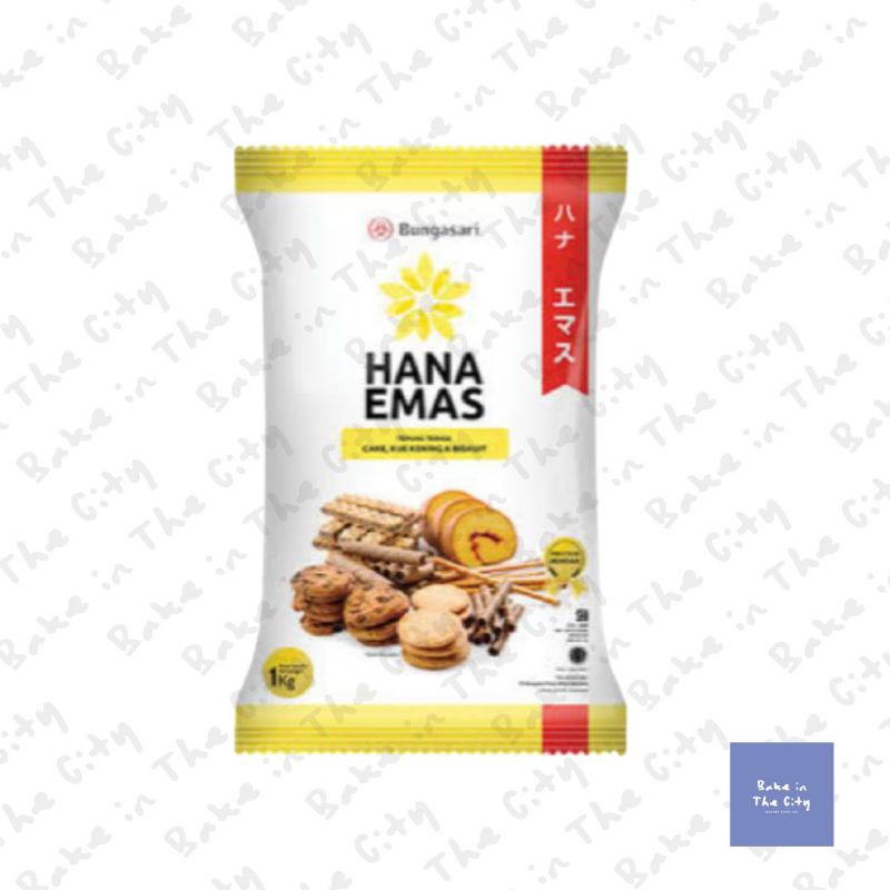 

Tepung Terigu Protein Rendah Hana Emas - 1kg