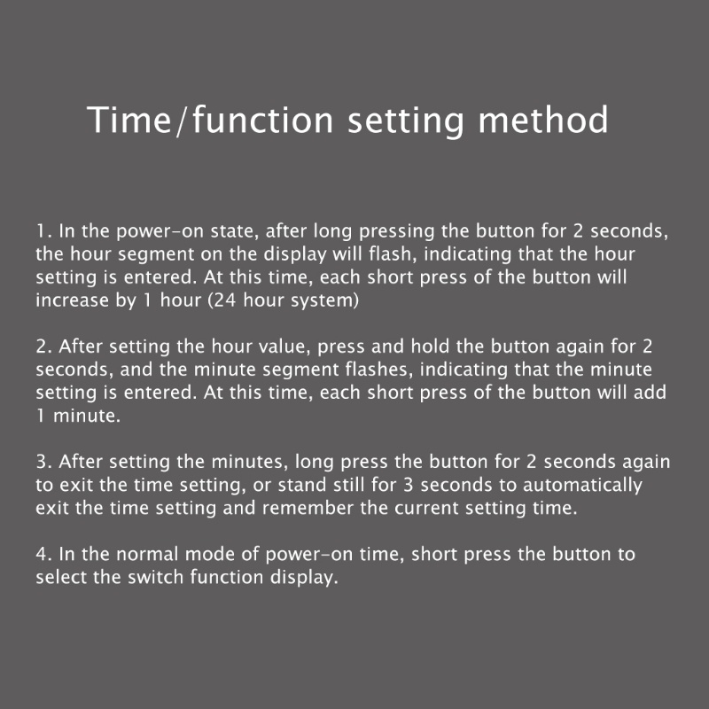 Btsg Digital Anti Air Untuk Jam Waktu &amp;&amp; Voltmeter Volt Motor