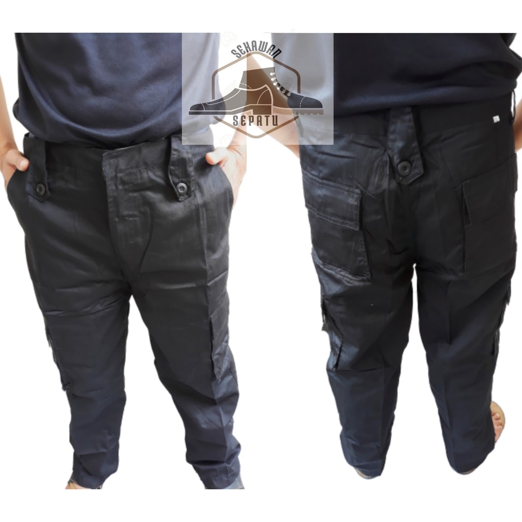 Celana PDL Hitam Satpam Brimob