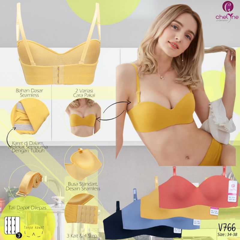 Bra Tanpa Kawat - Chelyne V766