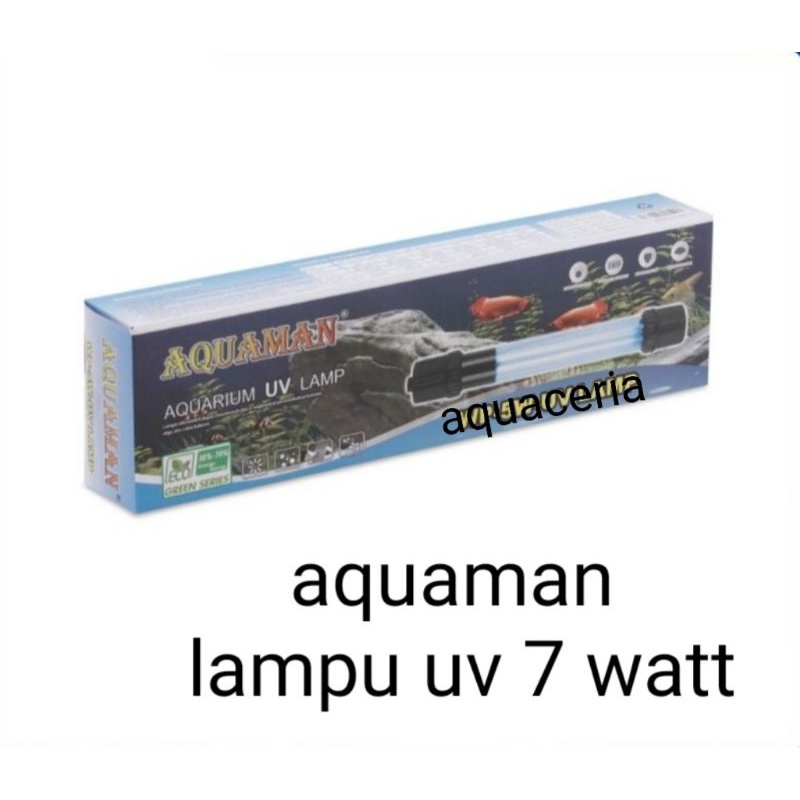 aquaman lampu uv aquarium 7 watt