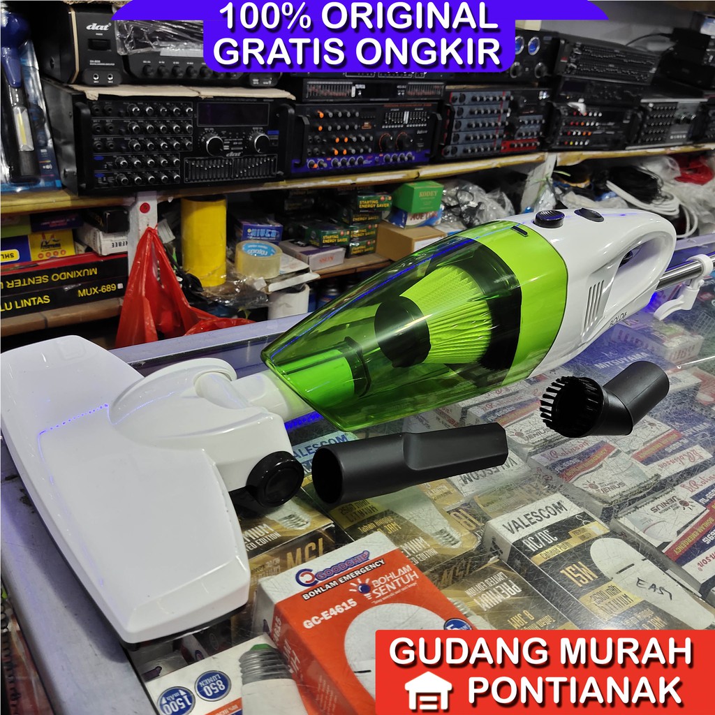 Vacum Cleaner Penyedot debu  Bolde Super Hoover Turbo Hand Vacuum Cyclone Power / Penyedot Debu Hijau Bening Besih