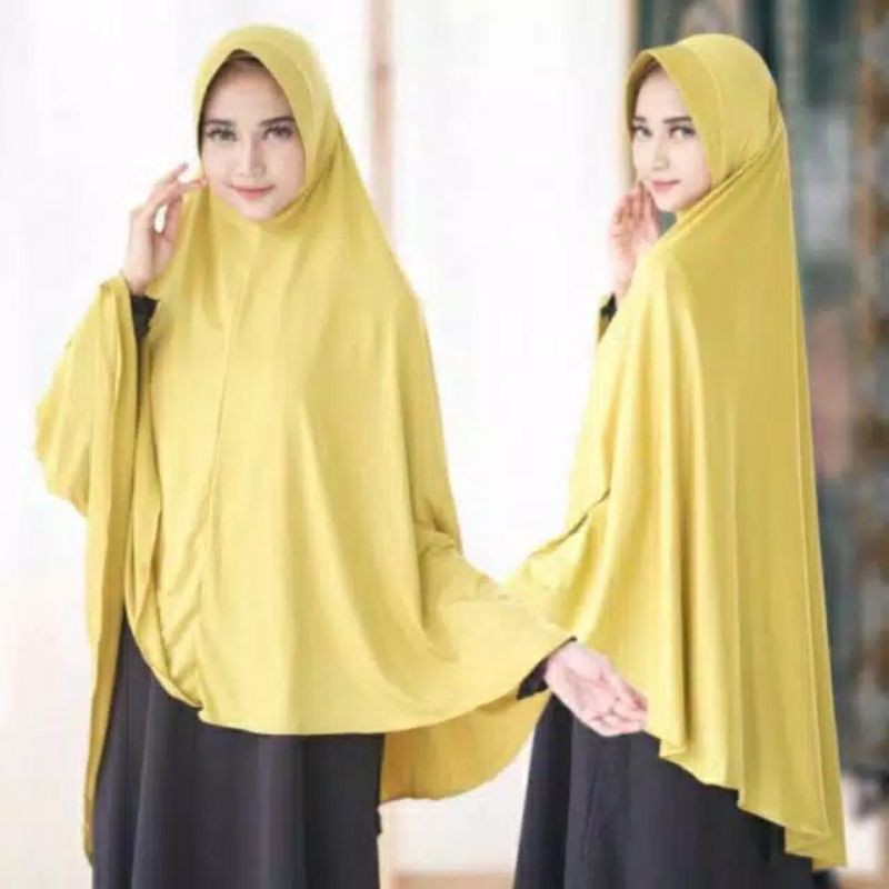 HIJAB JUMBO XXL/KERUDUNG SYAR'I/BERGO JUMBO JARSEY