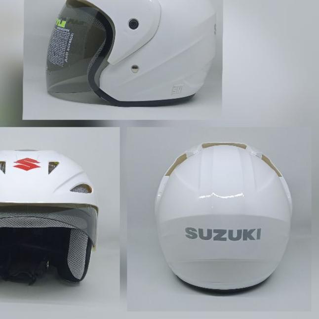 ✤ Helm half face original standar suzuki satria fu 150 SNI ◄