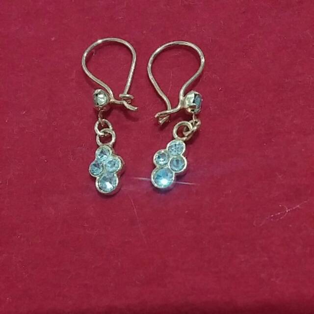 Anting diamond imitasi gold plated