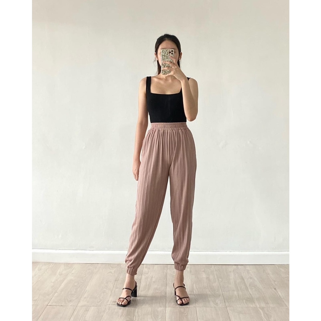 (MGA) CELANA KULOT KALIFA KNIT BAWAHAN PANTS JOGER