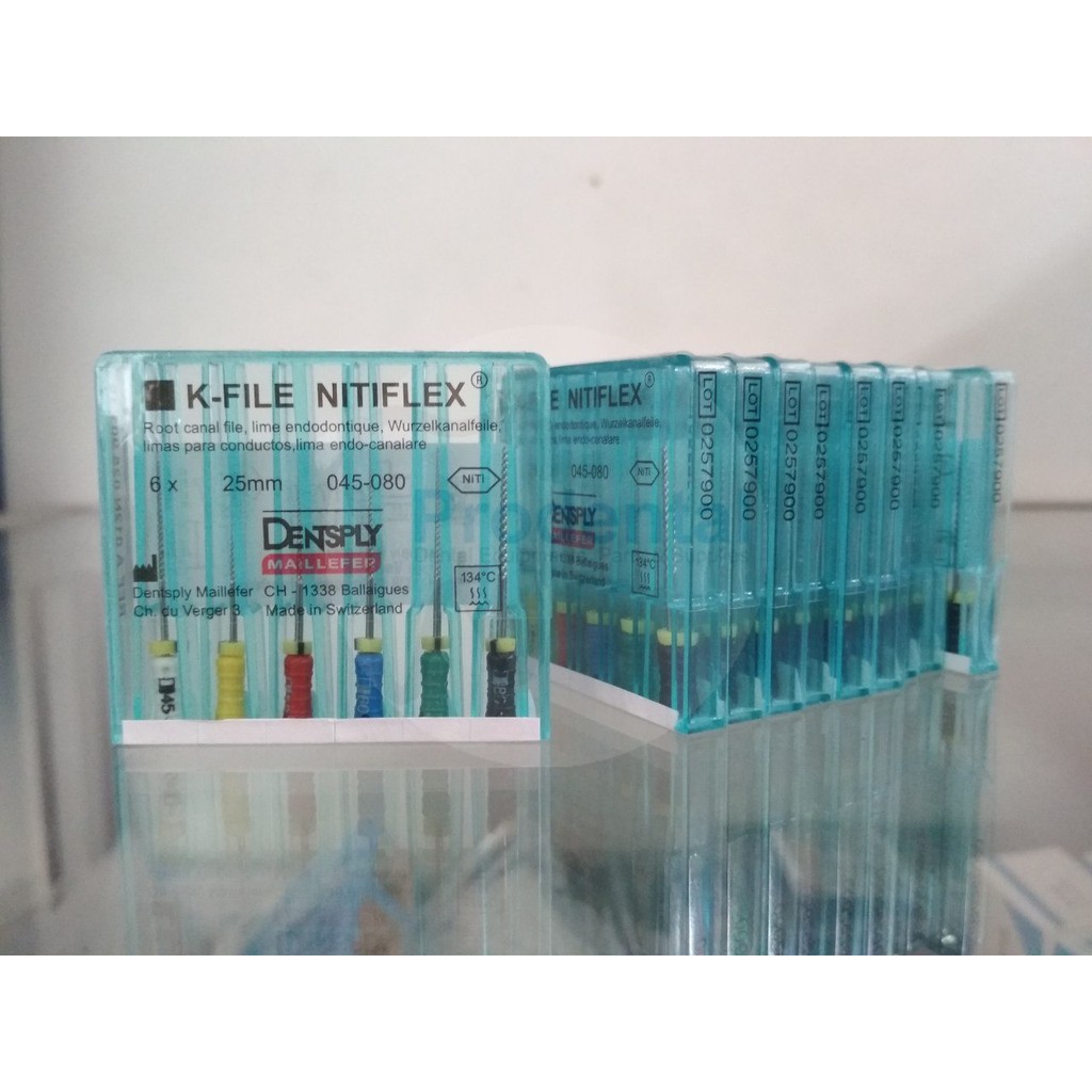 Dentsply K File Niti / Nitiflex Hand Use 25mm #45-80