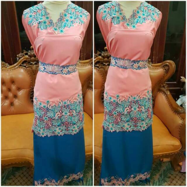 Bahan baju kurung bordir