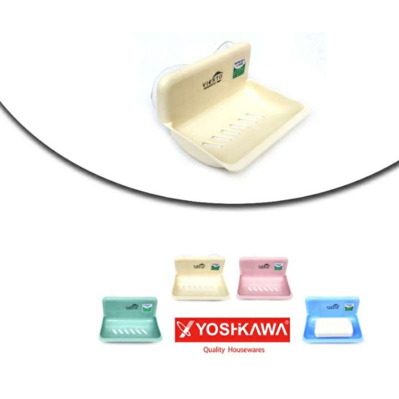 Tempat Sabun Tempel Viento Untuk 1 sabun / Kotak Sabun Tempel / Rak Sabun Tempel