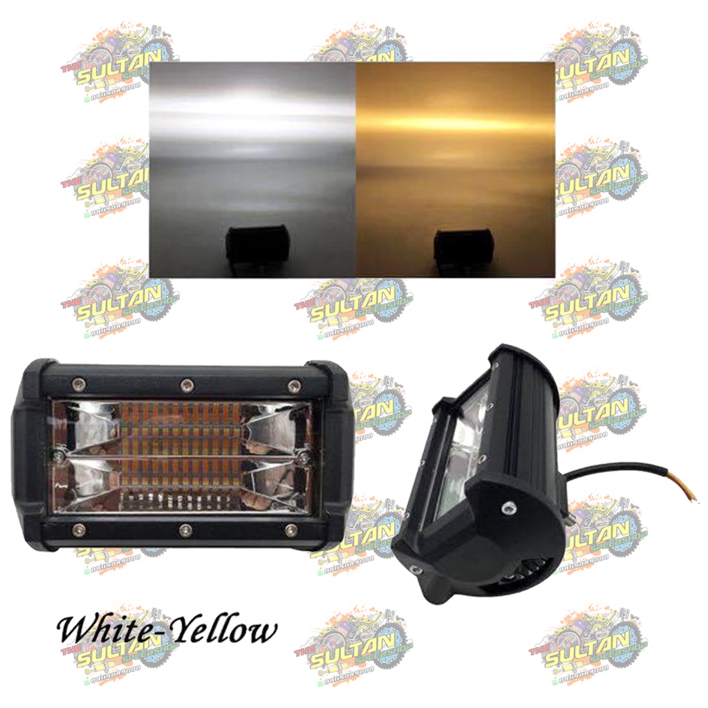 LAMPU TEMBAK SOROT LED CWL 24 MATA 3 IN 1 ( FLASH - KUNING - PUTIH )