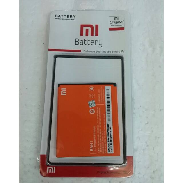 Baterai Batre Battery For Xiaomi Redmi 1S / BM41 / Bm 41