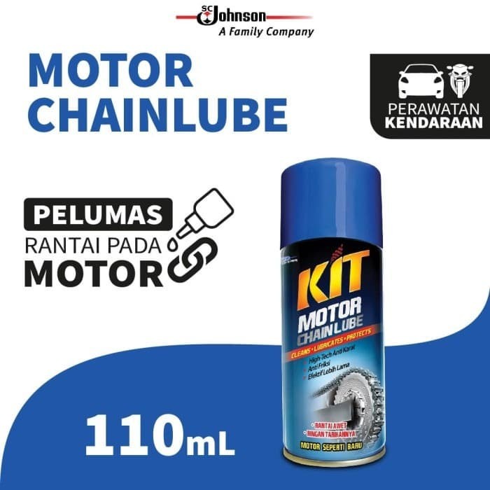 KIT CHAIN LUBE Aerosol 110 ml Oli Pelumas Rantai Murah Kualitas Original Kit Rantai