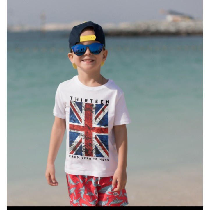 GROSIR Kaos Anak Distro Thirteen Usia 1-15 Tahun MIX MOTIF-8