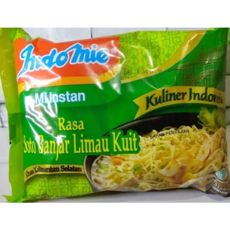 

Mie Indomie rasa soto banjar limau kuit