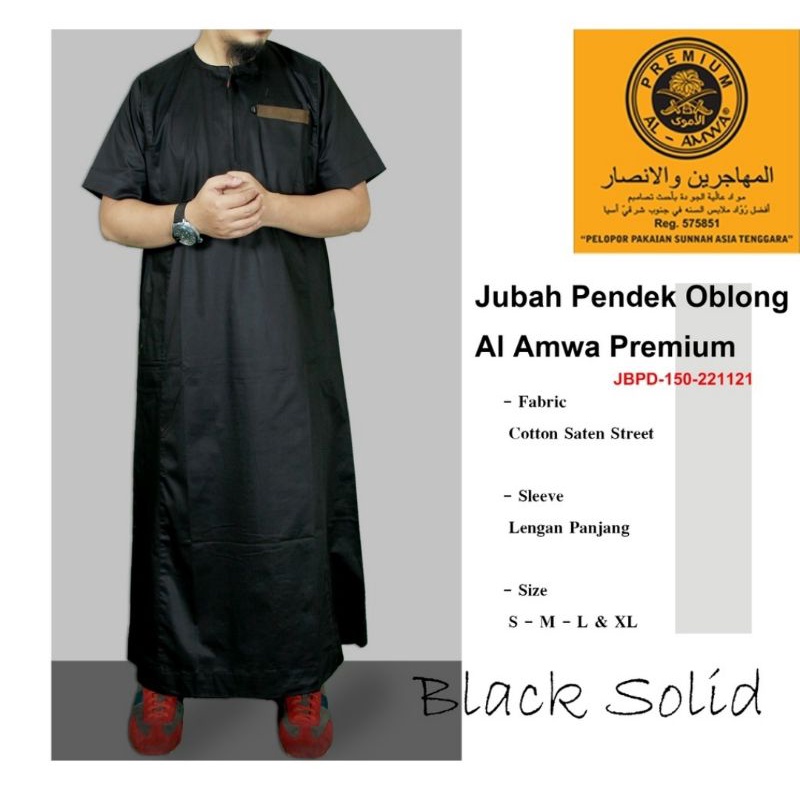 Jubah Oblong Al Amwa Premium