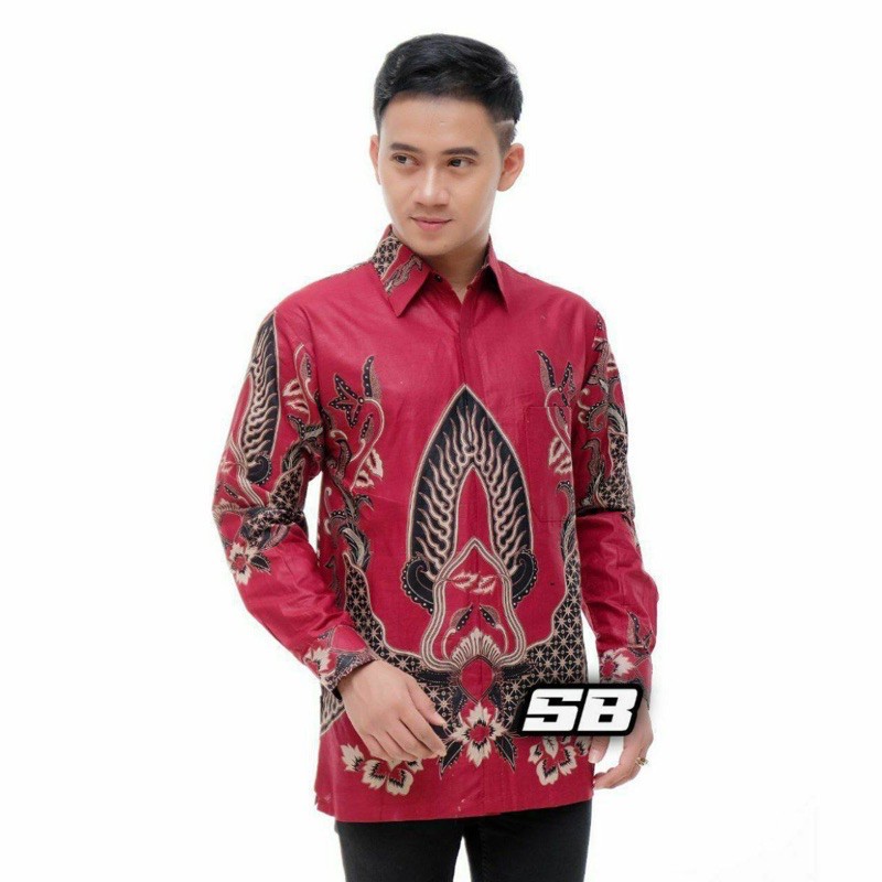 BATIK PRIA LENGAN PANJANG BAJU BATK BATIK PEKALONGAN MODEL TERBARU