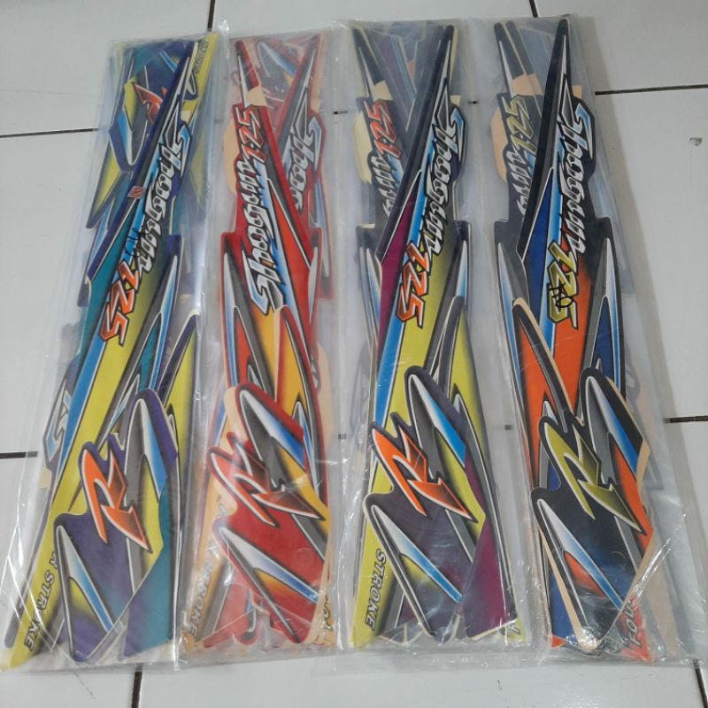 Striping stiker Shogun 125 R 2007 fullset body