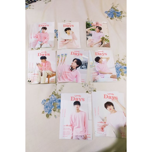 

Manyo x Treasure Postcard lovely days Jihoon, Jaehyuk, Asahi, Jeongwoo, Junghwan