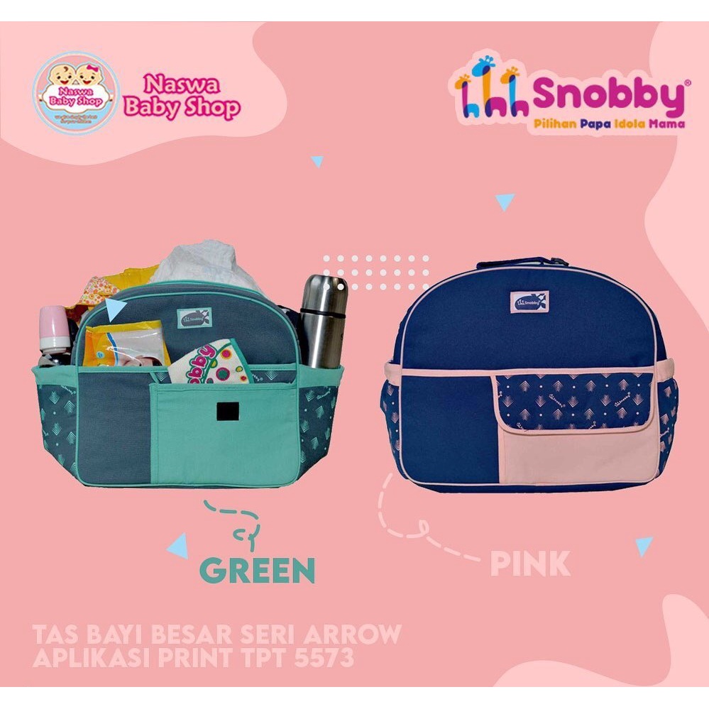 Snobby Tas Bayi Besar Arrow Series Aplikasi Print TPT5573