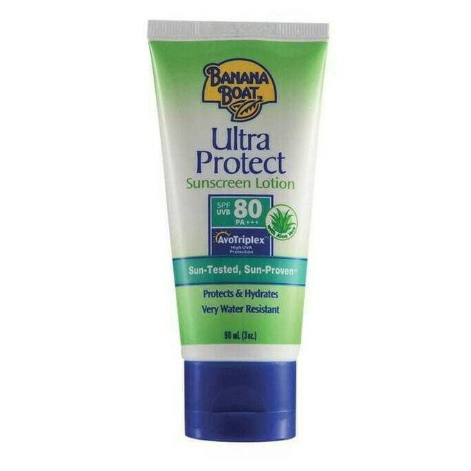 Diskon Banana Boat Ultra Spf 80 Pa +++ Aloe Vera Sunscreen Lotion 90 Ml Terbaru
