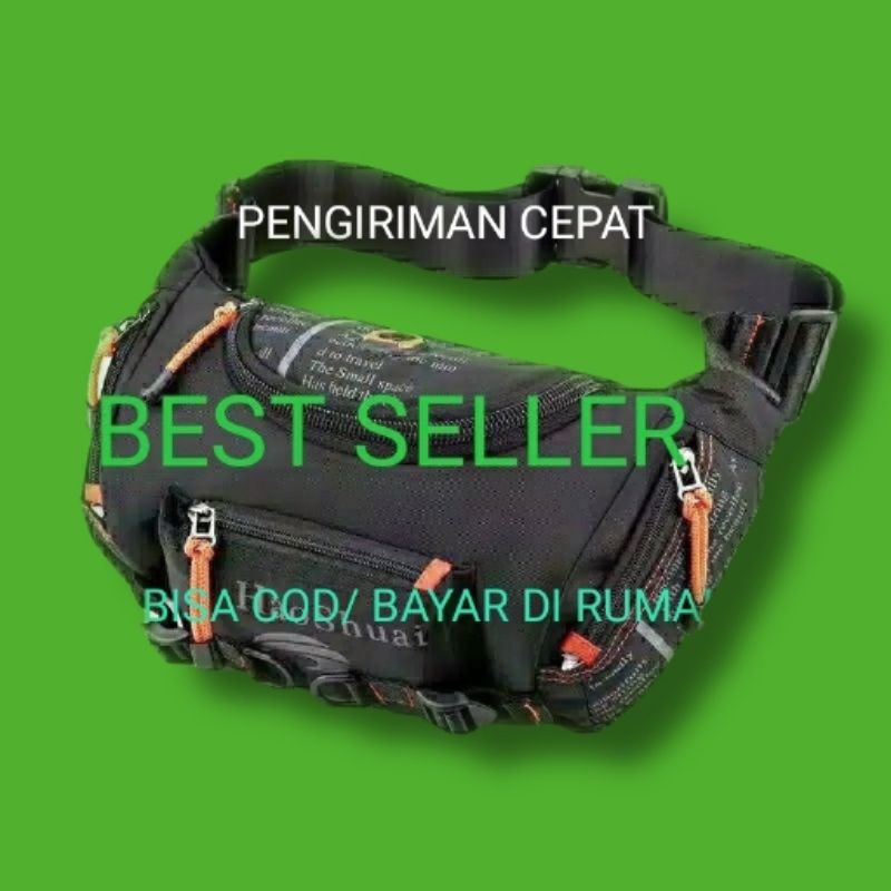 TAS KEREN BUAT CEWEK COWOK #HAOSHUAI 5130 TAS SELEMPANG PRIA MULTIFUNGSI ORIGINAL TAS PRIA TRAVELING