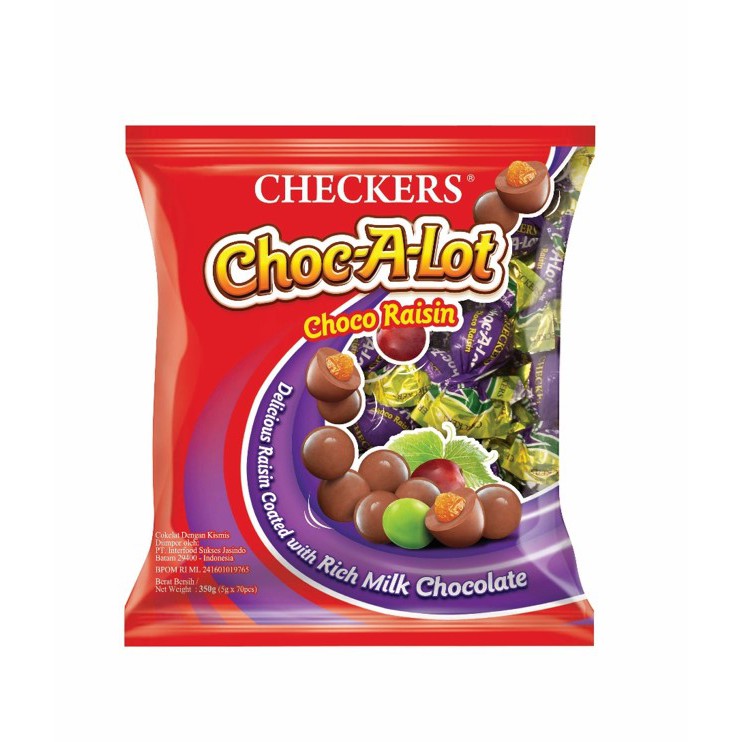 

Cokelat Kismis- Checkers Choc-A-Lot
