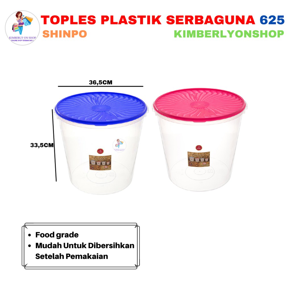 Toples Plastik Sealware Peacock Sip 625 Shinpo