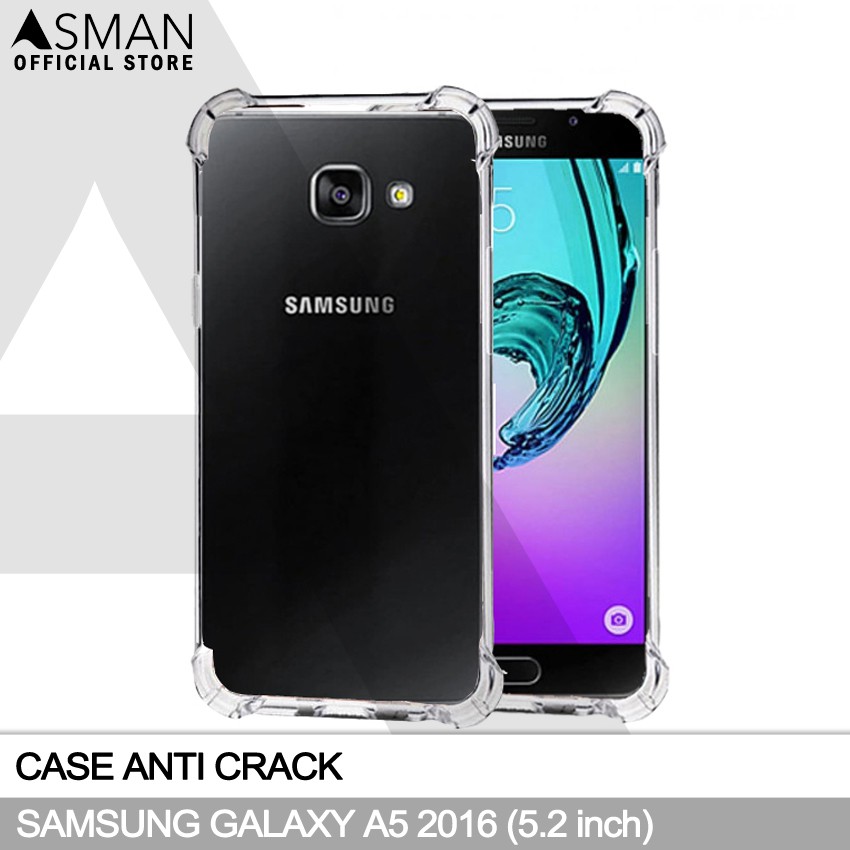 Anti Crack Samsung Galaxy A5 2016 / A510 (5.2&quot;) | Soft Case Anti Bentur - Clear