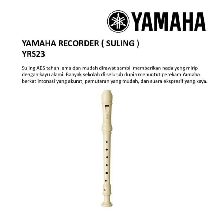 Suling yamaha original yrs23 seruling recorder musik yrs 23