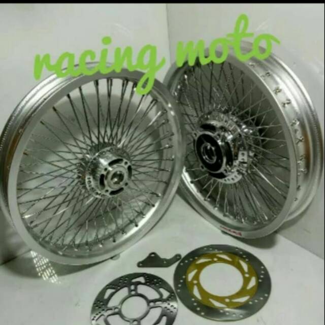PAKET VELG MOTOR NINJA RR R RING 17X215 250 FREE CAKRAM PAKET VELG MOTOR NINJA RR R RING 17X215 250 FREE CAKRAM