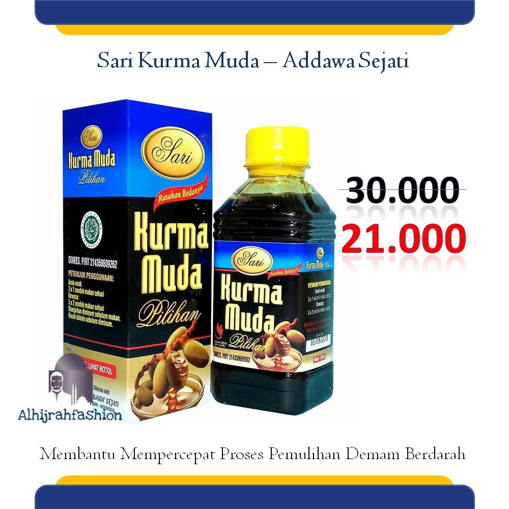 Sari Kurma Muda Herbal Trombosit Nutrisi Ibu Hamil Lengkap Addawa Sejati Indonesia