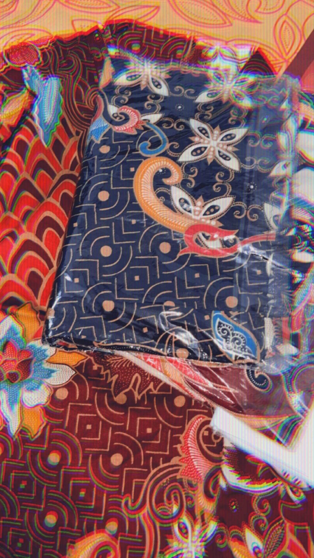 Atasan Blouse Batik Wanita Big Size 569