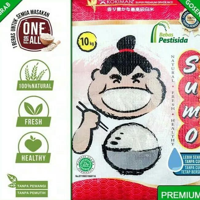 

Ready Stok KHUSUS GOJEK/GRAB Beras Sumo 10 Kg (Kemasan Merah) Terlaris