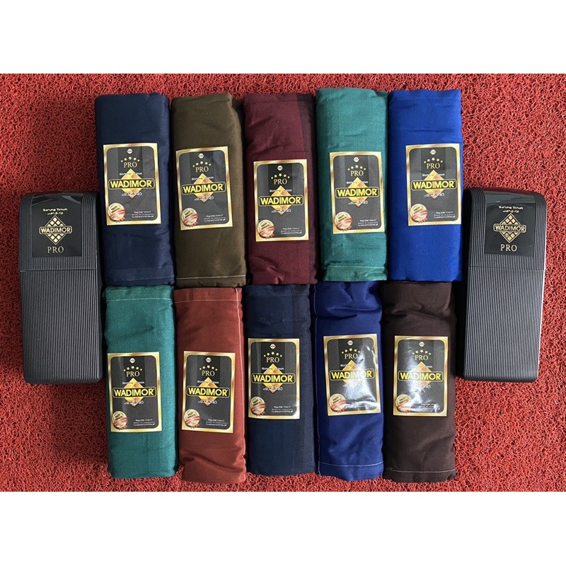 Grosir 10 Pcs Sarung Wadimor Pro motif Polos Warna Tumpal