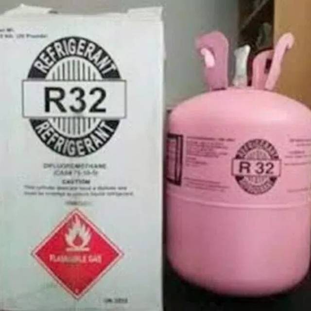 Freon R32 Refrigent 1 can Freon R32 1 Kent Full 9.5kg terbarunya