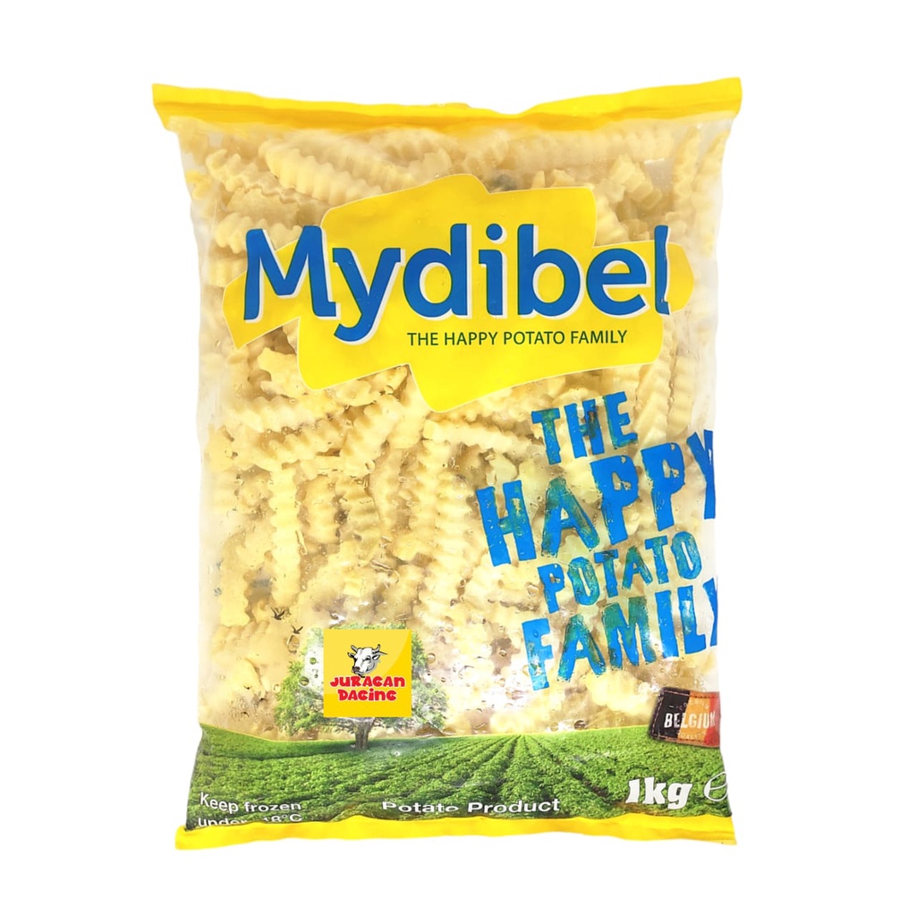 Mydibel Kentang Crinkle Cut 1kg