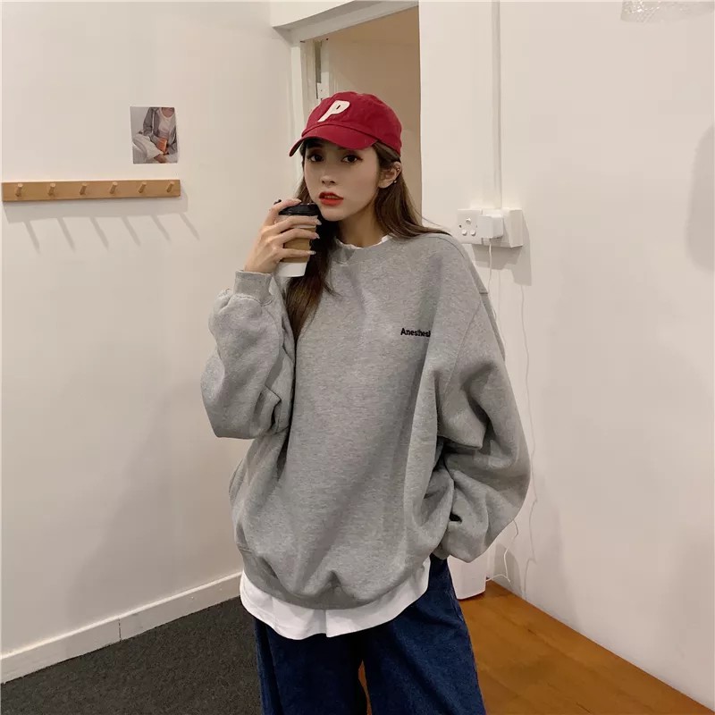 Sweater Oversize Wanita Korean Style Jumbo Ori Switer Oversize Wanita Jumbo Xxl Kekinian Hoodie Wanita Tebal Ori Murah Crewneck Oversize Wanita XXL Jumbo Murah Sweter Oversize Wanita Xxl Sweater Hoodie Wanita Tebal Murah Premium